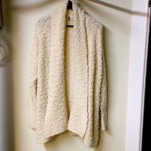 Anthropologie cotton eyelash sweater